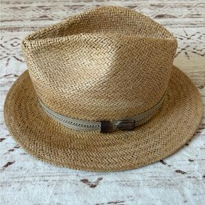 Bailey of Hollywood Western Kilgore Raindura Straw Fedora Hat Medium Made In USA